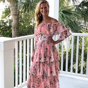 INA Tiered Floral Maxi